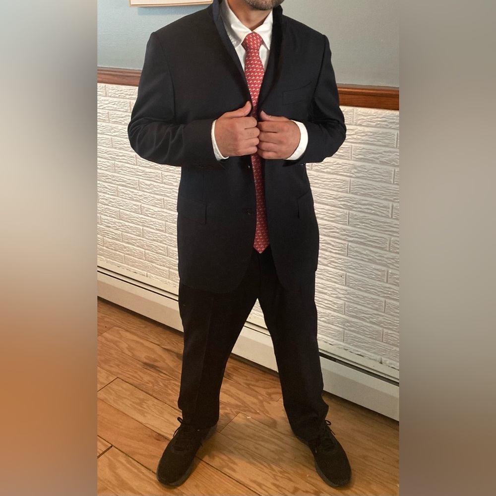 Vitale Barberis Canonico Black Suit
